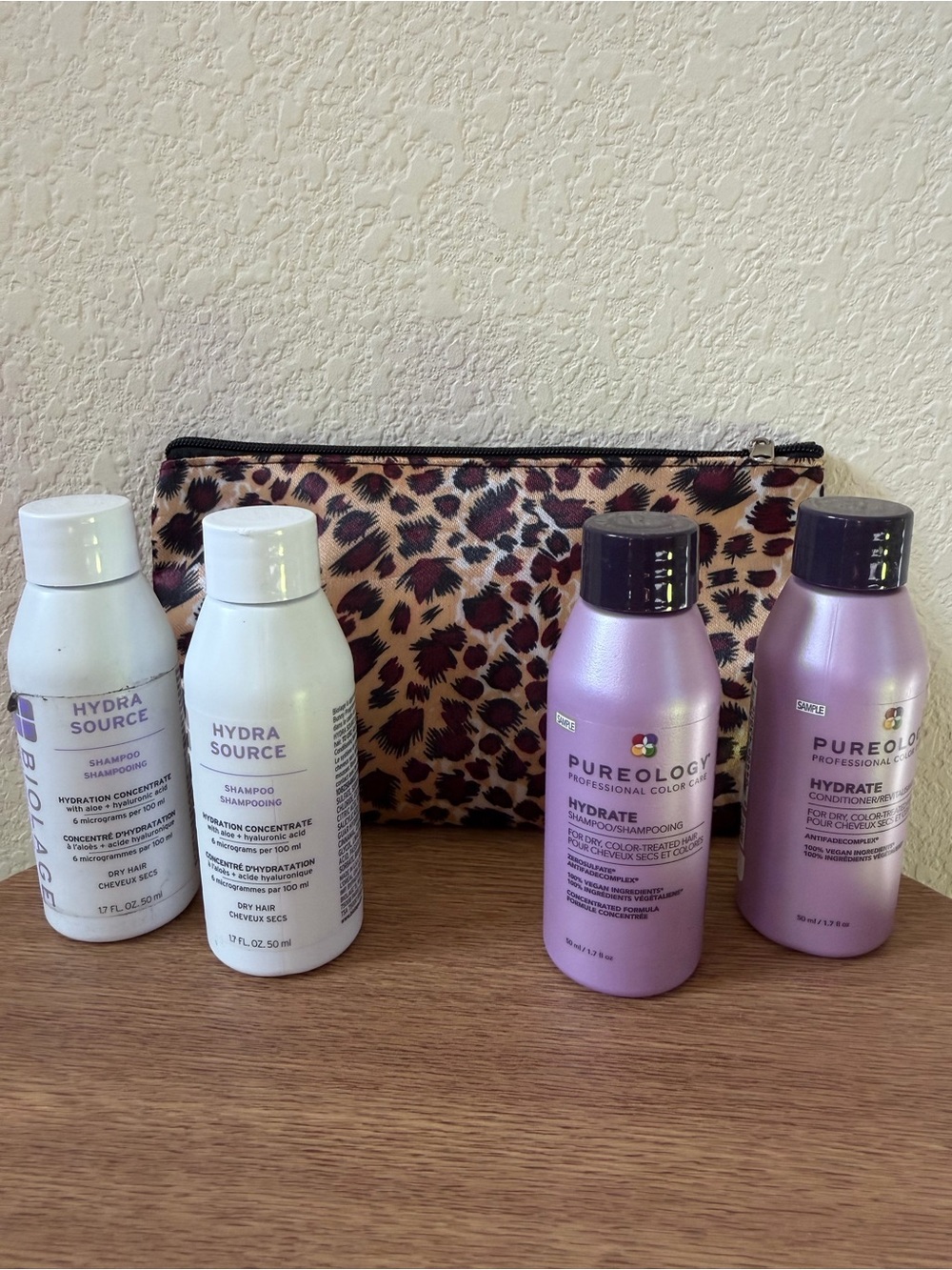 New Set of 5 Shampoo & Conditioner (Biolage and Purelogy)